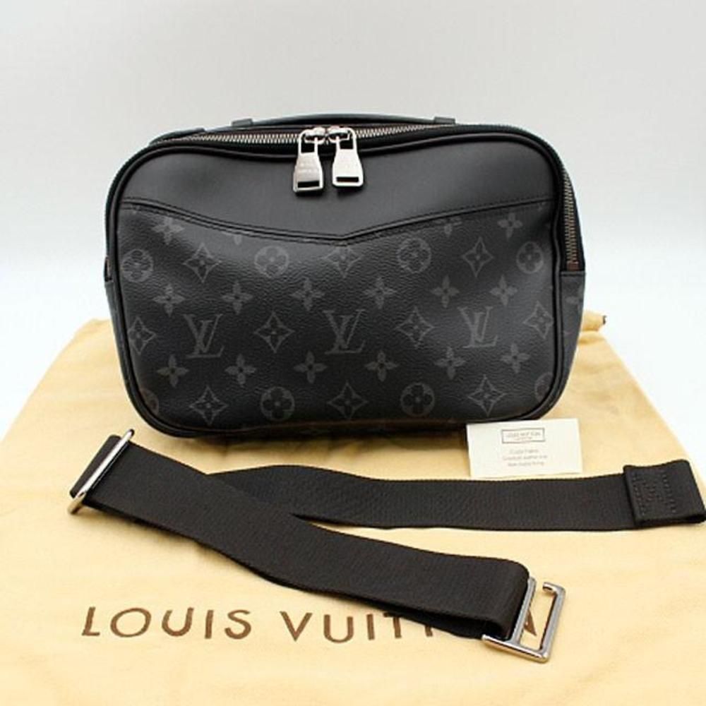 Louis Vuitton Nylon Monogram Eclipse Bum Bag Black - Picture 7 of 7
